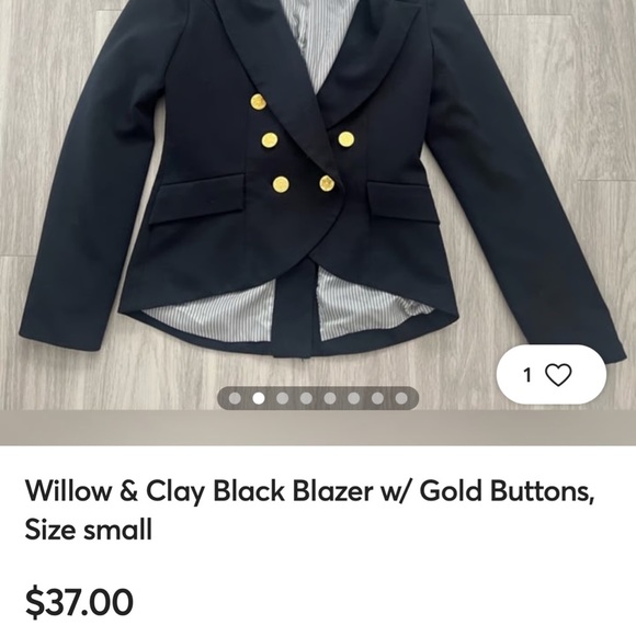 Nordstrom Blazer gold buttons - Picture 6 of 7